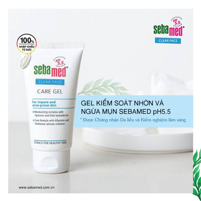 Gel dưỡng ẩm chăm sóc và bảo vệ da Sebamed pH5.5.