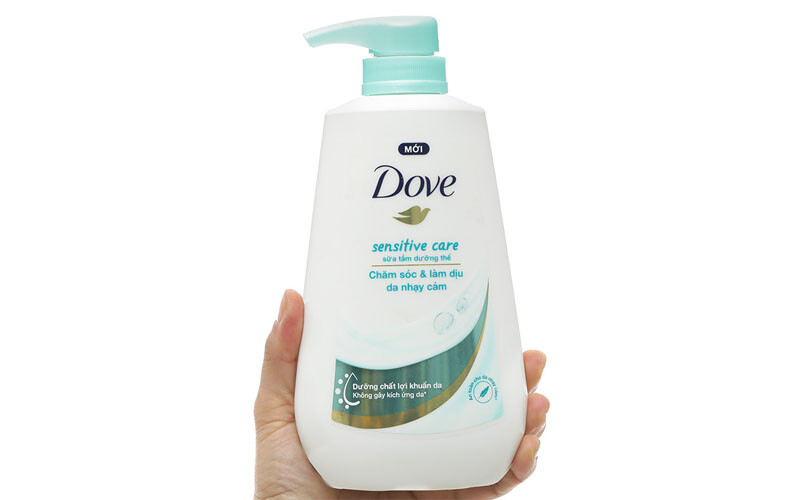 Sua Tam Viem Da Co Dia Dove Sensitive Skin