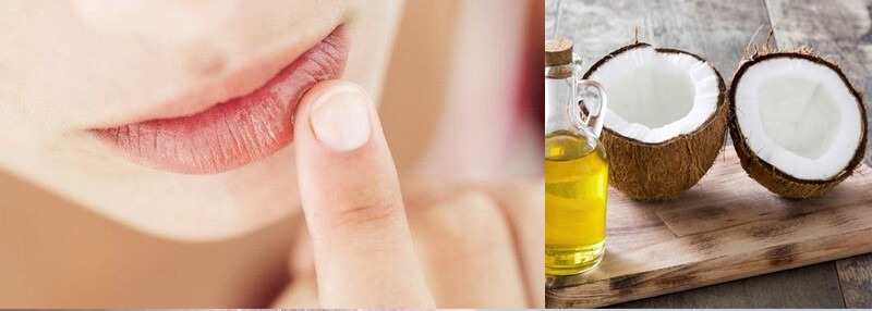 Vùng da quanh miệng bị khô rát do đâu? Cách trị hiệu quả tại nhà 4 - 4 Thoa dầu dừa dưỡng vùng da quanh miệng bị khô rát tại nhà dễ làm.