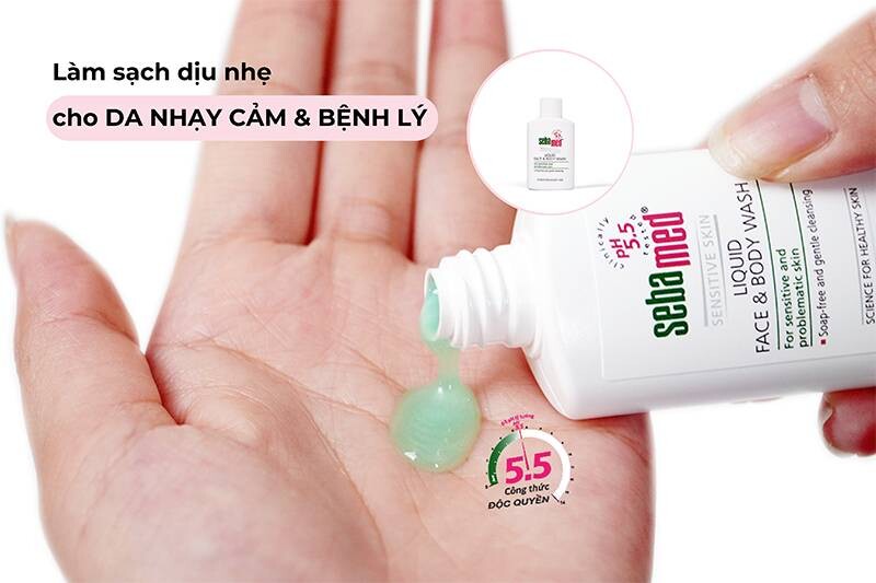 Chàm da có lây không? Lựa chọn sữa tắm dịu nhẹ không gây kích ứng da.