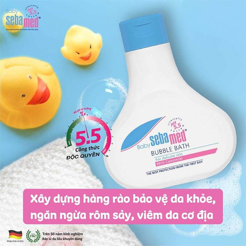 Người lớn tắm sữa tắm em bé được không? 4 - 4 Người lớn tắm sữa tắm em bé được không? Sữa tắm tạo bọt dịu nhẹ Sebamed.
