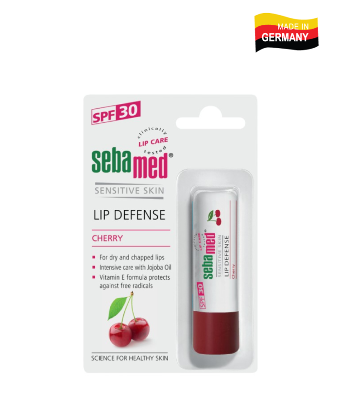 Son dưỡng môi có màu Sebamed SPF30 hương cherry