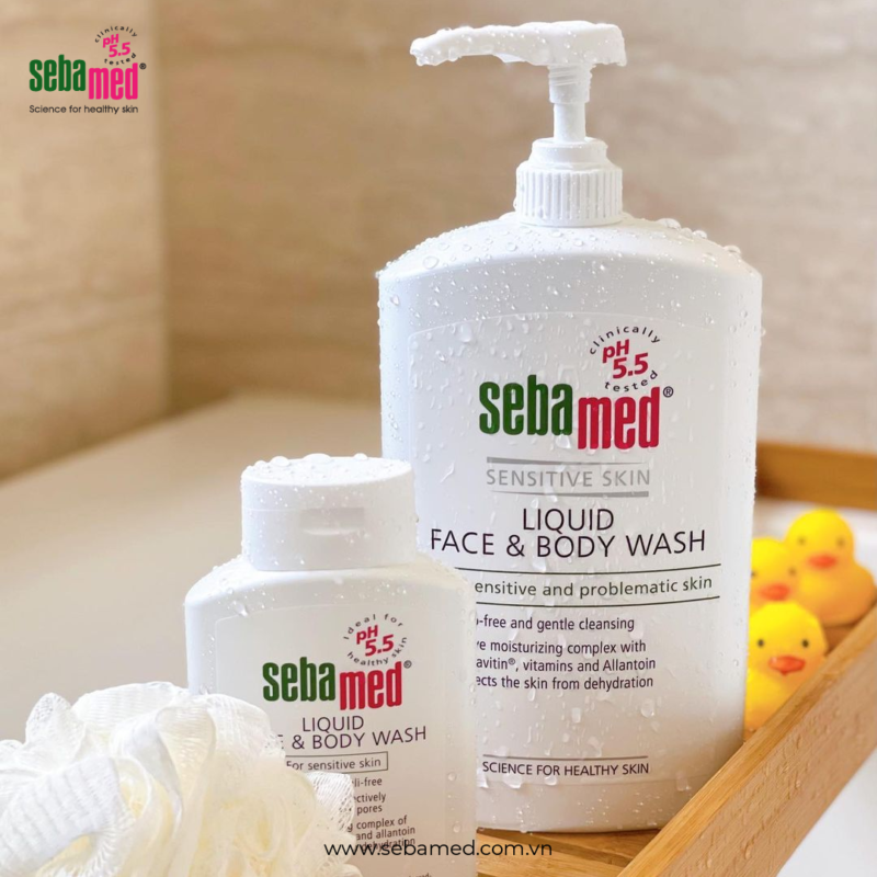 Sữa rửa mặt & tắm toàn thân sebamed: bí mật da khỏe từ đức - 2 - sebamed Sữa rửa mặt và tắm toàn thân Sebamed pH5.5