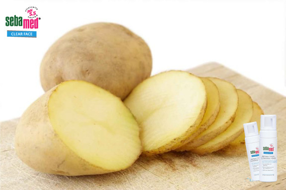Trị thâm mụn bằng khoai tây – www.sebamed.com.vn