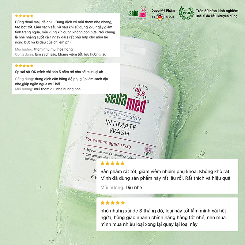 Dung vệ sinh phụ nữ sebamed ph 3. 8: người vệ sĩ thầm lặng của các chị em - 11 - sebamed Tổng hợp review cảm nhận khách hàng đã sử dụng dung dịch vệ sinh pH 3.8.