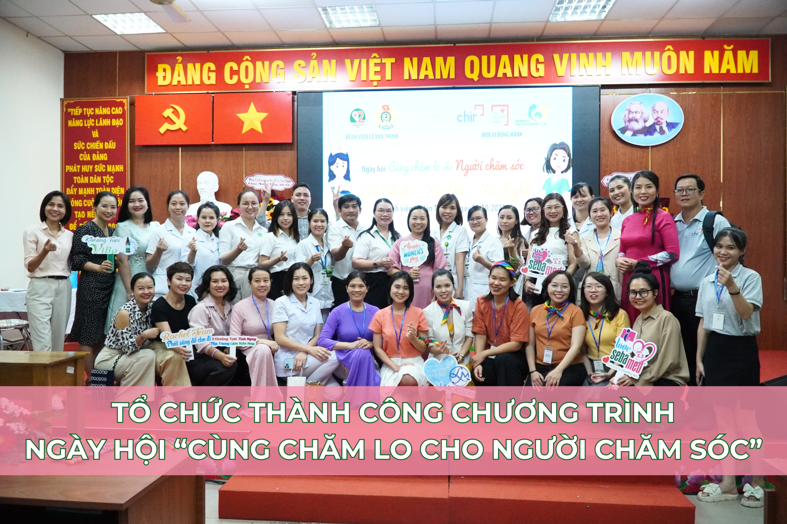 Tổ chức thành công chương trình “ngày hội cùng chăm lo cho người chăm sóc”