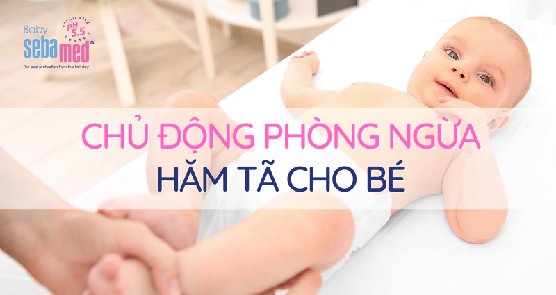 Chủ động phòng ngừa hăm tã cho trẻ hiệu quả