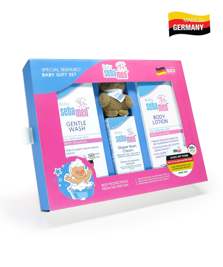 Bộ Sữa Tắm Dầu Gội Cho Bé Sebamed pH5.5