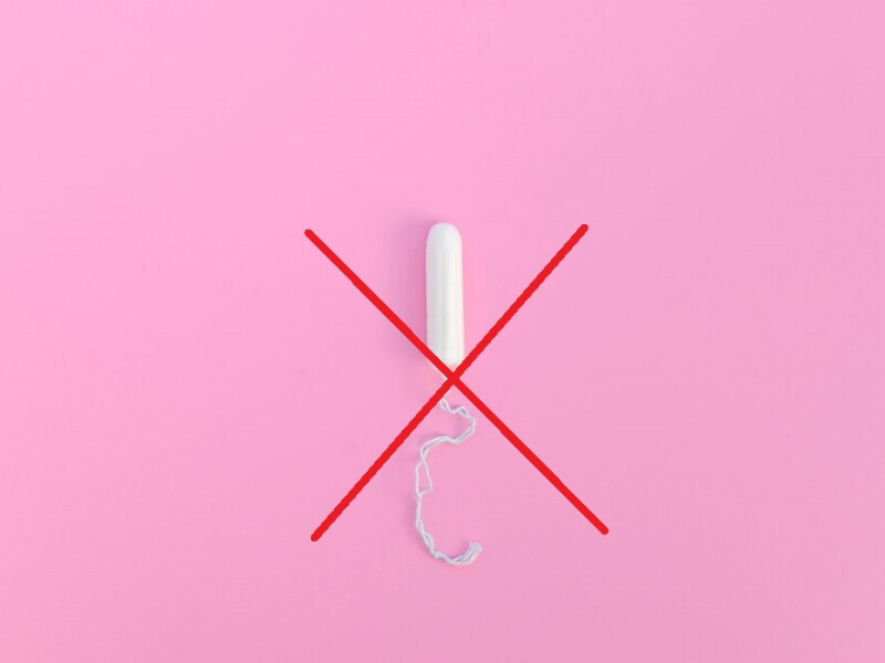 Cách vệ sinh vùng kín sau khi sinh thường nhanh lành 5 - 5 Không dùng tampon để vệ sinh vùng kín sau sinh thường.