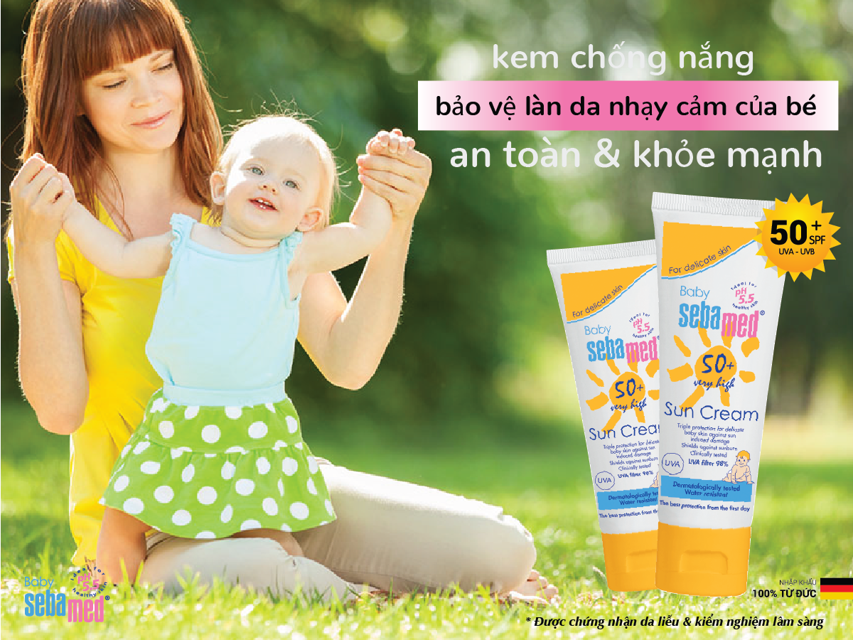Cách chọn kem chống nắng cho bé chuẩn nhất