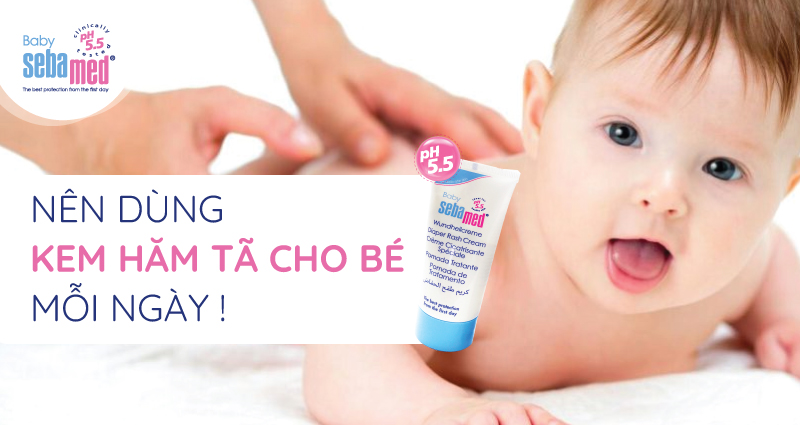 Có nên dùng kem hăm tã cho bé mỗi ngày?