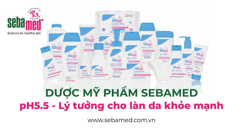 Dược mỹ phẩm Sebamed Điều Trị Bệnh Lý Da