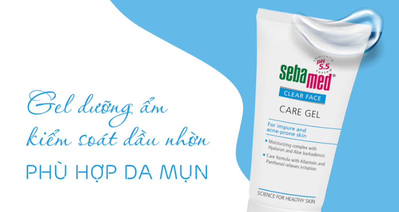 Review Gel Dưỡng Ẩm Trị Mụn Sebamed pH5.5