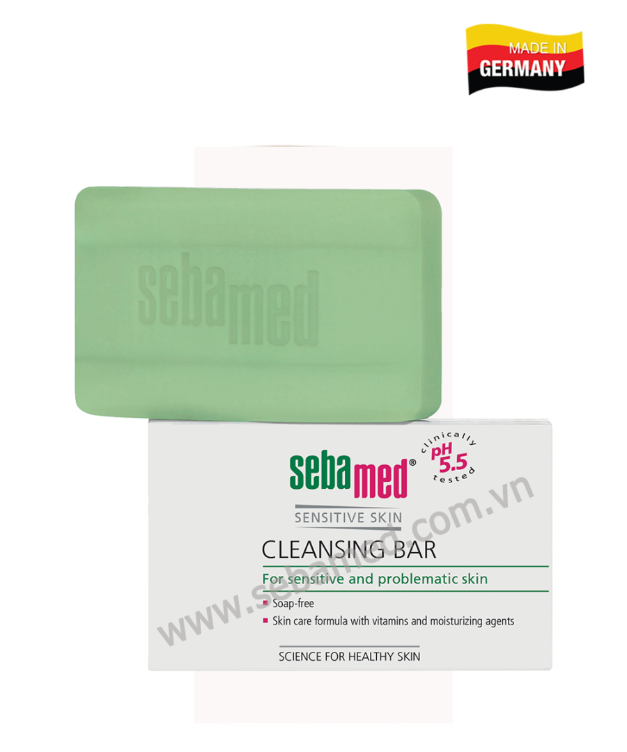 Thanh Làm Sạch Giúp Kháng Khuẩn Cho Da Sebamed (100g)