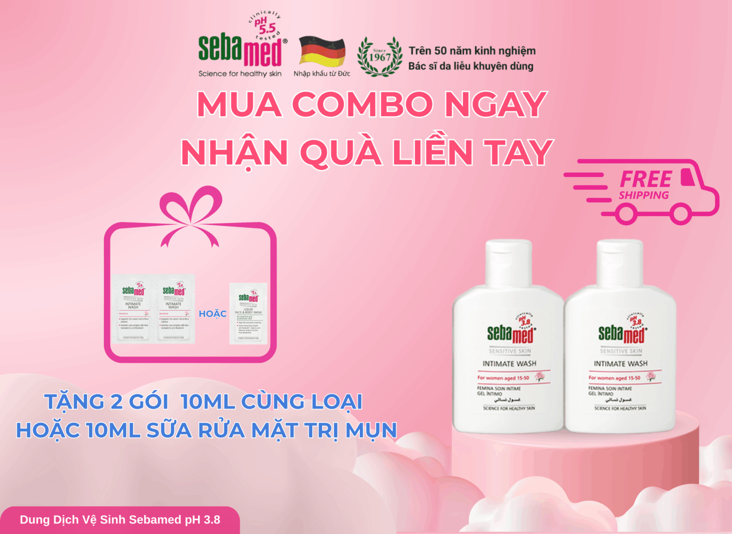 Giữ gìn vùng kín khỏe mạnh – mua là có quà
