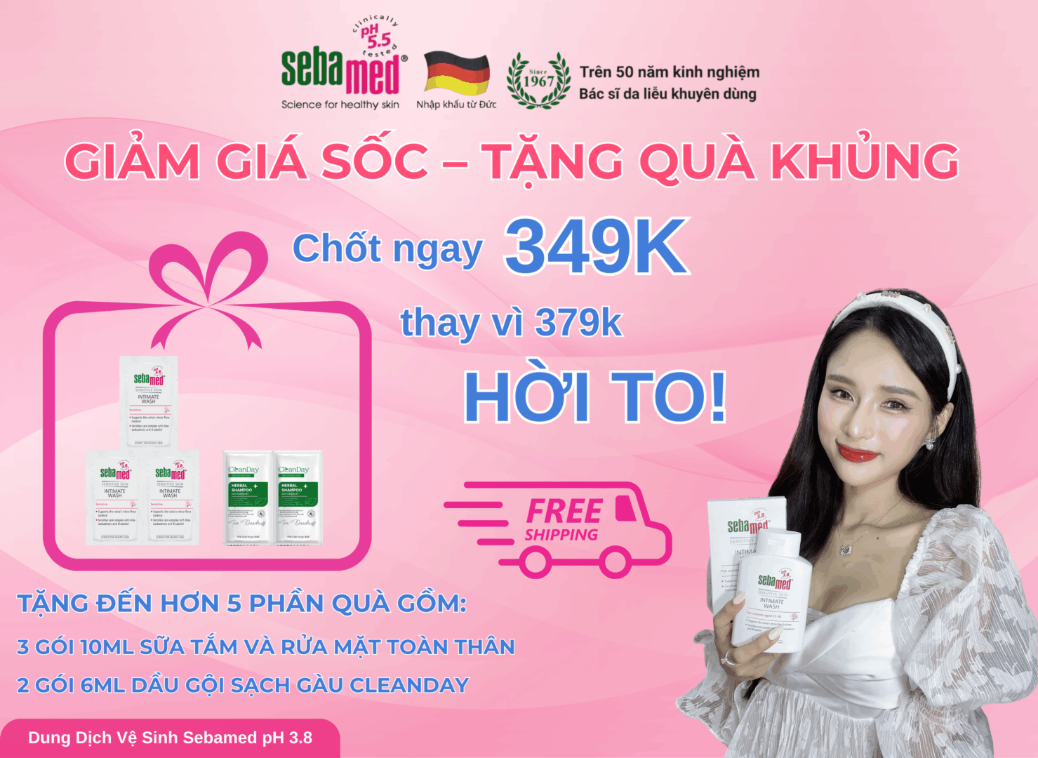 dung dịch vệ sinh khuyến mãi 92025