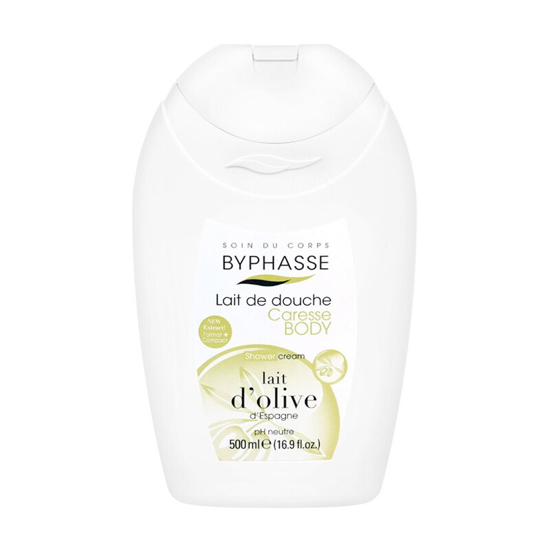 Sữa tắm Byphasse chiết xuất Olive dưỡng da mịn màng.