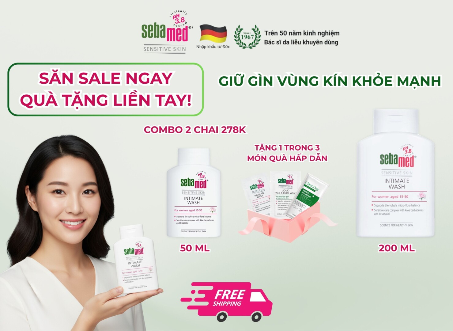 Giữ “cô bé” khỏe mạnh mỗi ngày — mua là nhận quà ngay