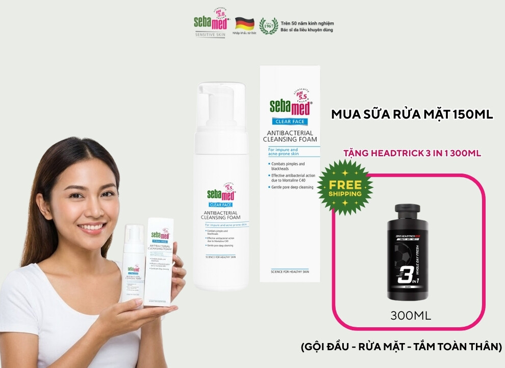 Mua sữa rửa mặt giảm mụn được tặng ngay quà siêu hời